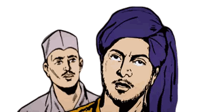 Man Wearing Turban Sticker