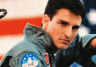 Man Wearing USA Patch Jacket GIF