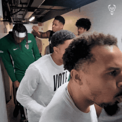 Man Wearing Vote Shirt GIF