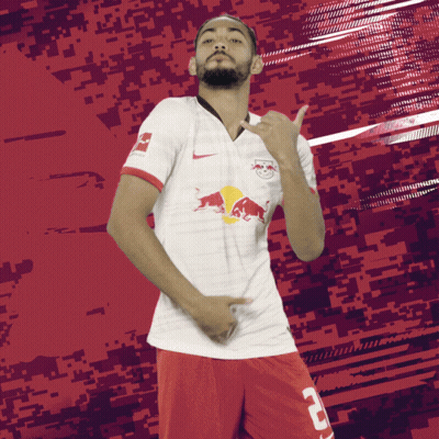 Man Wearing White Jersey With Red Bull GIF