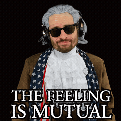 Man Wearing Wig And Sunglasses GIF