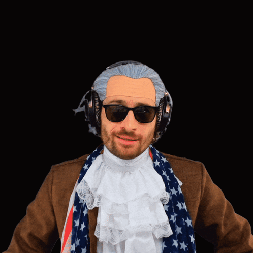 Man Wearing Wig And Sunglasses Mommy GIF