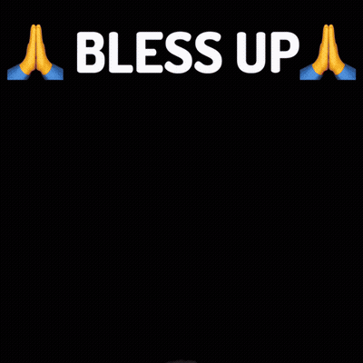 Man Wearing Wig And Sunglasses Praying Bless Up GIF