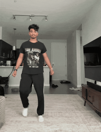 Man Wearing Yob Ahrue T-Shirt GIF