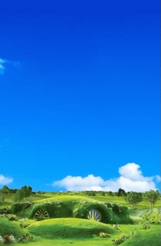 Man Who Sold The World Pushing Blue Balloon GIF