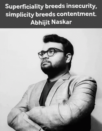 Man With Abhijit Naskar Quote GIF