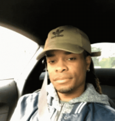 Man With Adidas Hat GIF