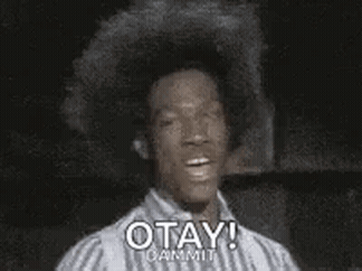 Man With Afro Giving OK Sign GIF