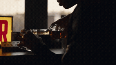 Man With Alcohol Bottle And R Sign GIF