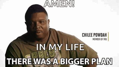 Man With Amen In My Life There Was A Bigger Plan Shirt GIF