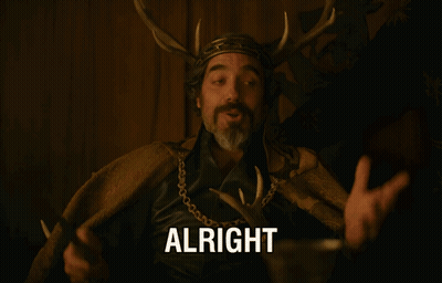 Man With Antlers Actually Makes Sense GIF