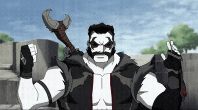 Man With Argentina Painted Face In Crowd GIF