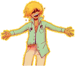 Man With Arms Outstretched And Stethoscope Sticker