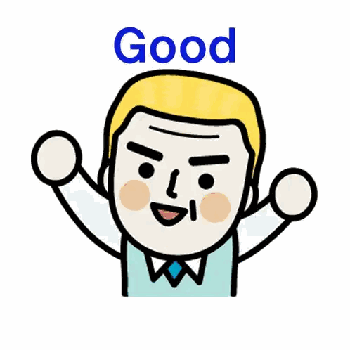 Man With Arms Outstretched Morning Sticker