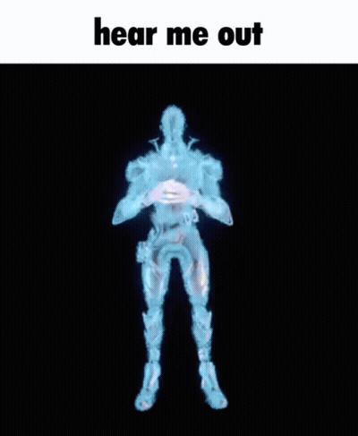 Man With Arms Outstretched Saying Hear Me Out GIF