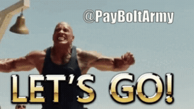 Man With Arms Outstretched Saying Let's Go GIF