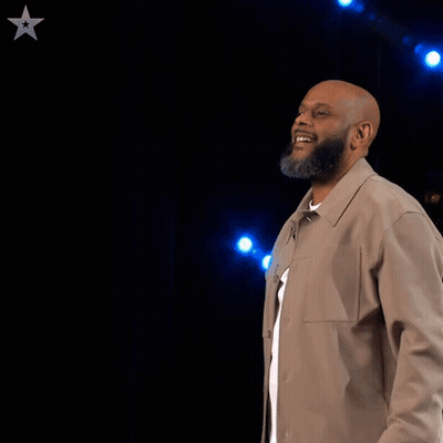 Man With Arms Outstretched Star GIF