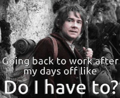 Man With Backpack Going Back To Work GIF