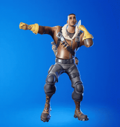 Man With Backpack Making Peace Sign GIF
