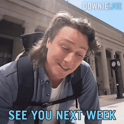 Man With Backpack Says See You Next Week GIF