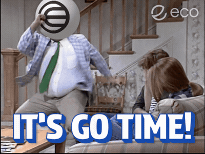 Man With Ball On Head Says Go Time GIF