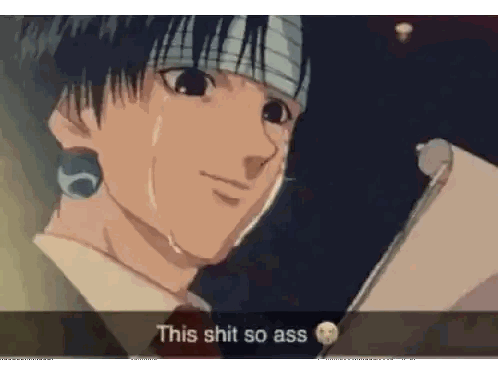 Man With Bandage Crying Saying This Shit So Ass Sticker