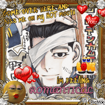 Man With Bandage Saying Come Over Here And Kiss Me On My Hot Mouth GIF