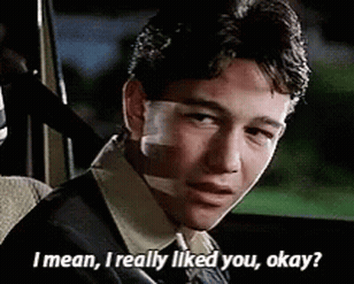 Man With Bandage Saying I Liked You GIF