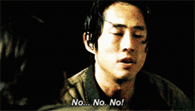 Man With Bandage Saying No No No GIF