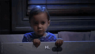 Man With Bandage Waving In Front Of Ruksarcreations Sign GIF