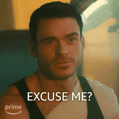 Man With Bandaged Arm Asking For Excuse GIF