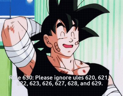 Man With Bandages Saying Rule 630 GIF