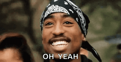 Man With Bandana And Hat Smiling Saying Oh Yeah GIF