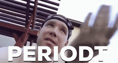 Man With Bandana And Periodt GIF