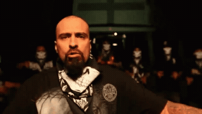 Man With Bandana Saying Dead GIF