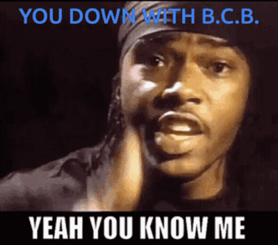 Man With Bandana Says You Down With B.C.B GIF