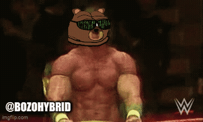 Man With Bear On Head Bozohybrid GIF