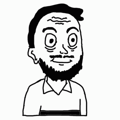 Man With Beard And Big Eyes GIF