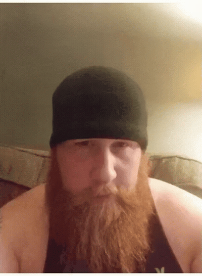Man With Beard And Black Hat GIF