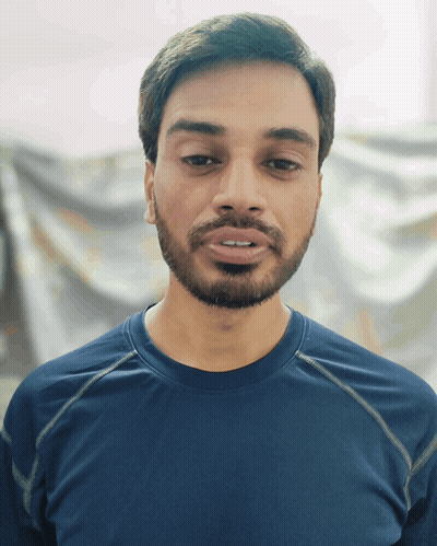 Man With Beard And Blue Shirt GIF