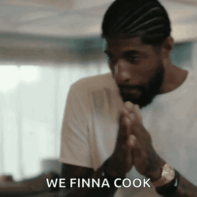 Man With Beard And Braids Praying GIF