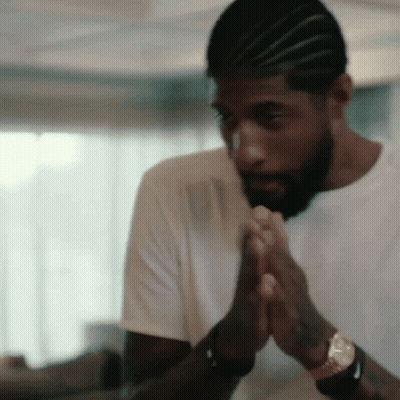 Man With Beard And Braids Praying GIF