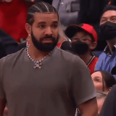 Man With Beard And Braids Touching Hair GIF