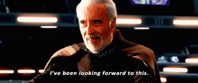 Man With Beard And Cape Saying Looking Forward GIF