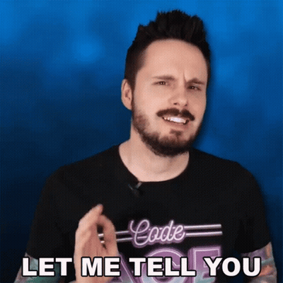 Man With Beard And Code Shirt GIF