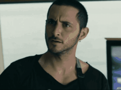 Man With Beard And Earrings GIF