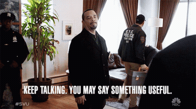 Man With Beard And Earrings Looking Up GIF