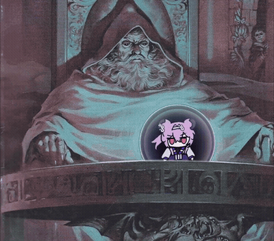 Man With Beard And Girl In Bubble With Letters AA GIF