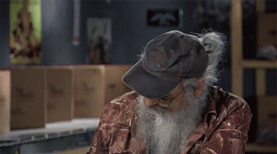Man With Beard And Glasses Giving Middle Finger GIF