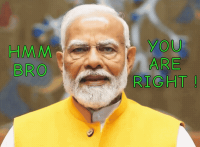 Man With Beard And Glasses Saying Hmm Bro GIF